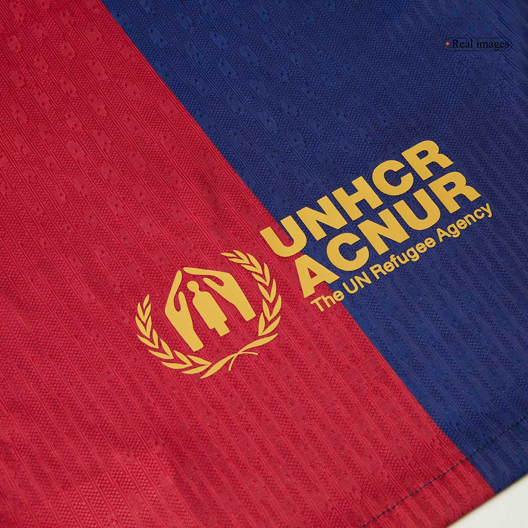 Authentisches Barcelona X COLDPLAY Heim-Fußballtrikot 2024/25