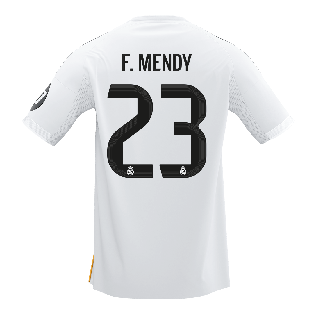 F.MENDY #23 Real Madrid Home Soccer Jersey 2025/26