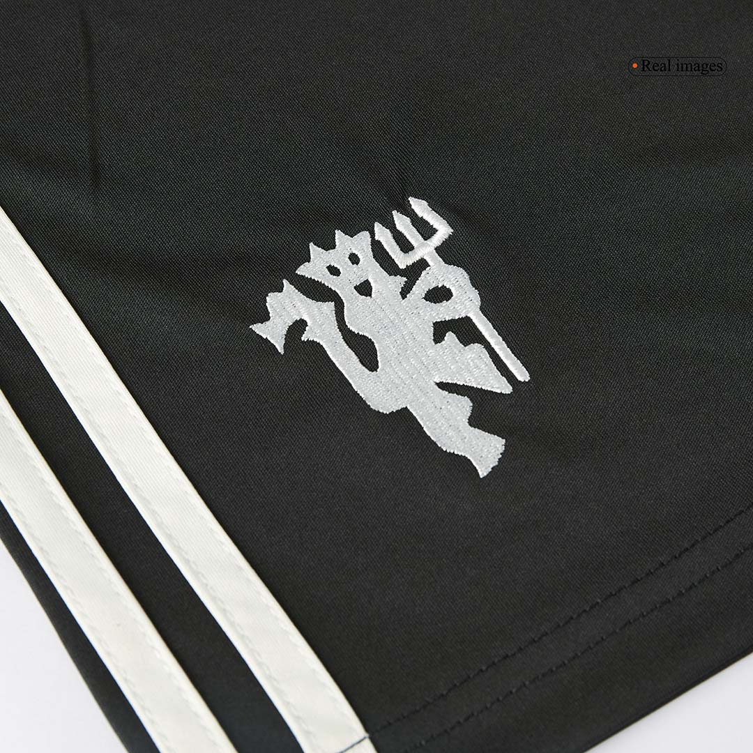 Men's Manchester United Third Away Soccer Jersey Kit (Shirt+Shorts+Socks) 2024/25
