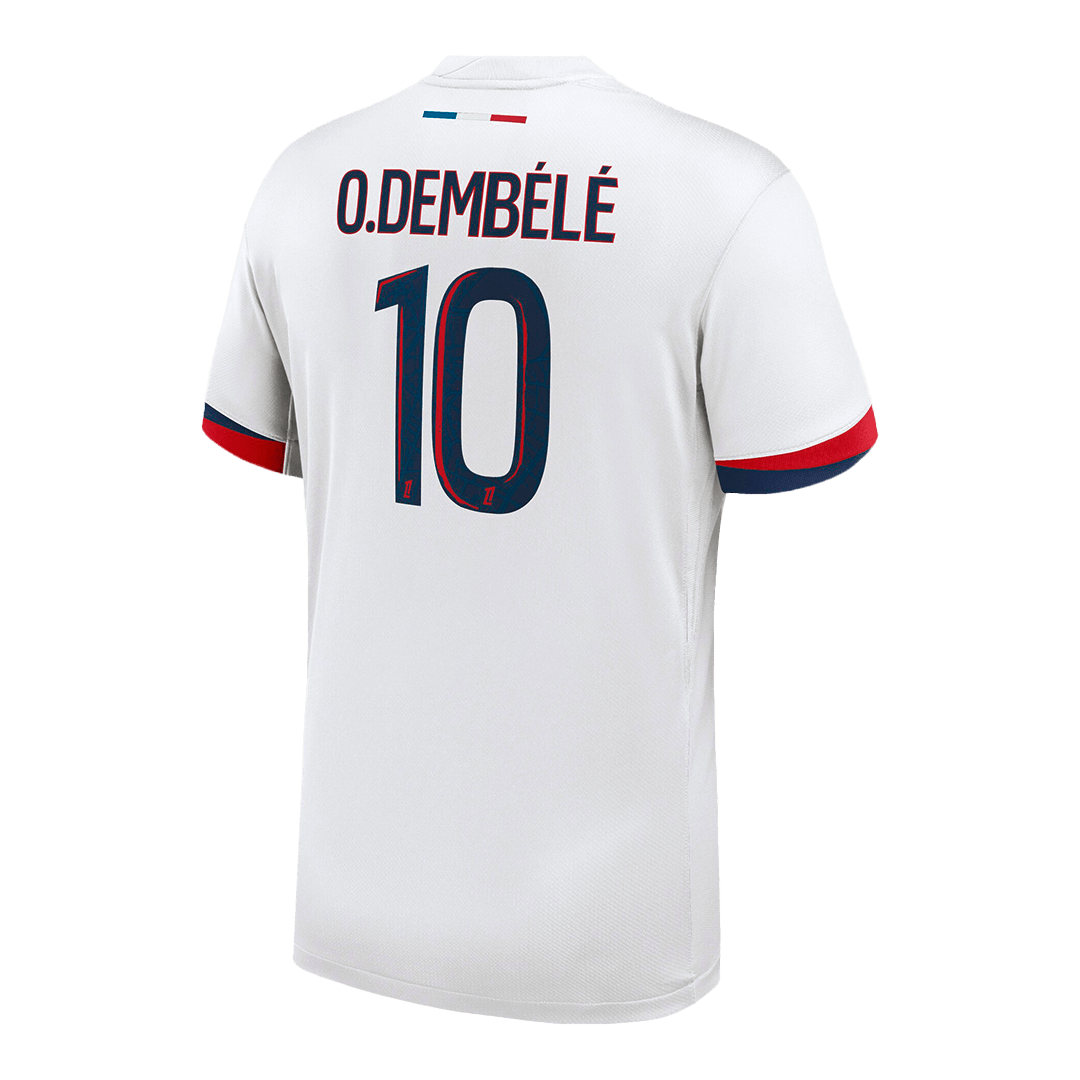 PSG O.DEMBÉLÉ #10 PSG Soccer Jersey Away Custom Shirt 2024/25