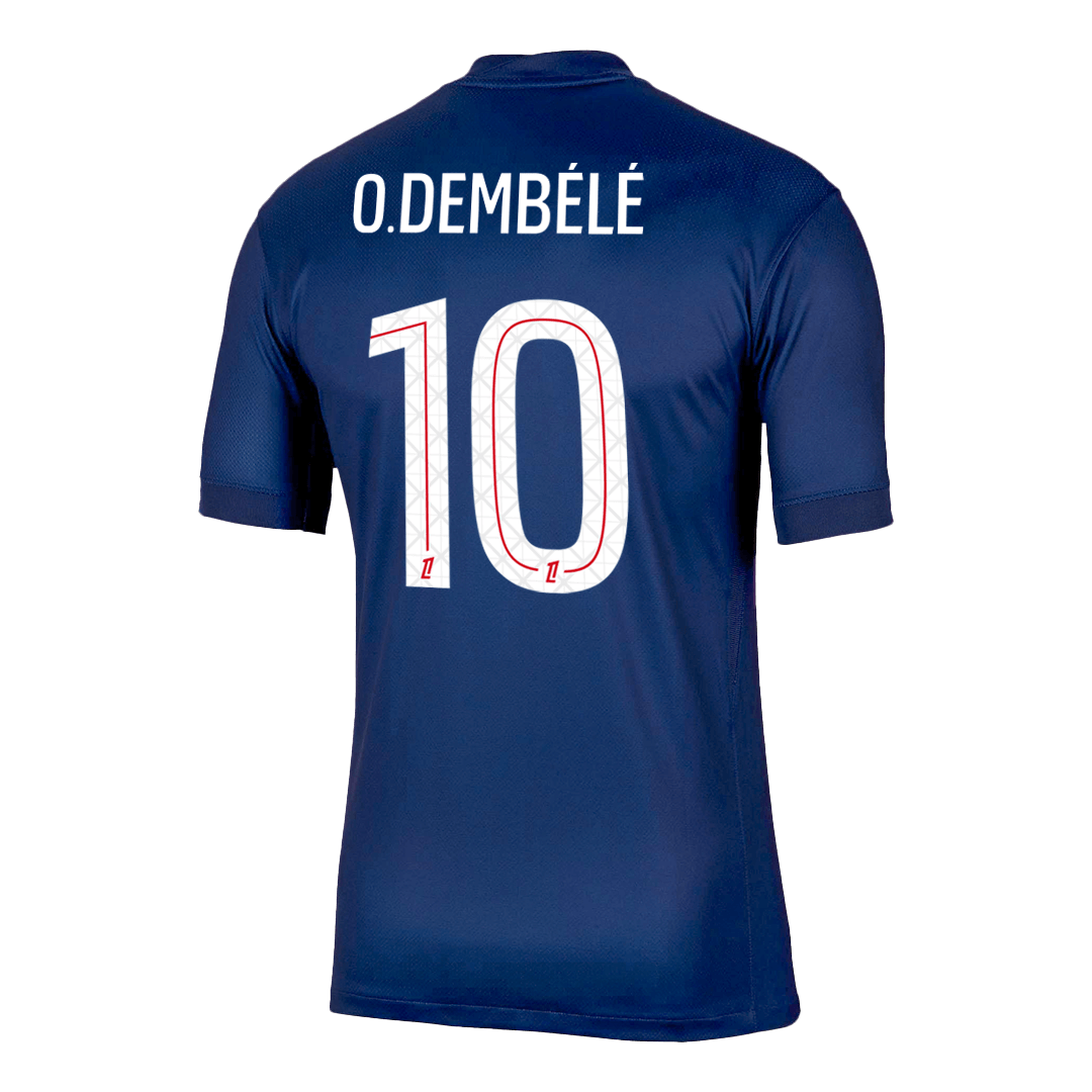 O.DEMBELE #10 PSG Home Soccer Jersey 2025/26