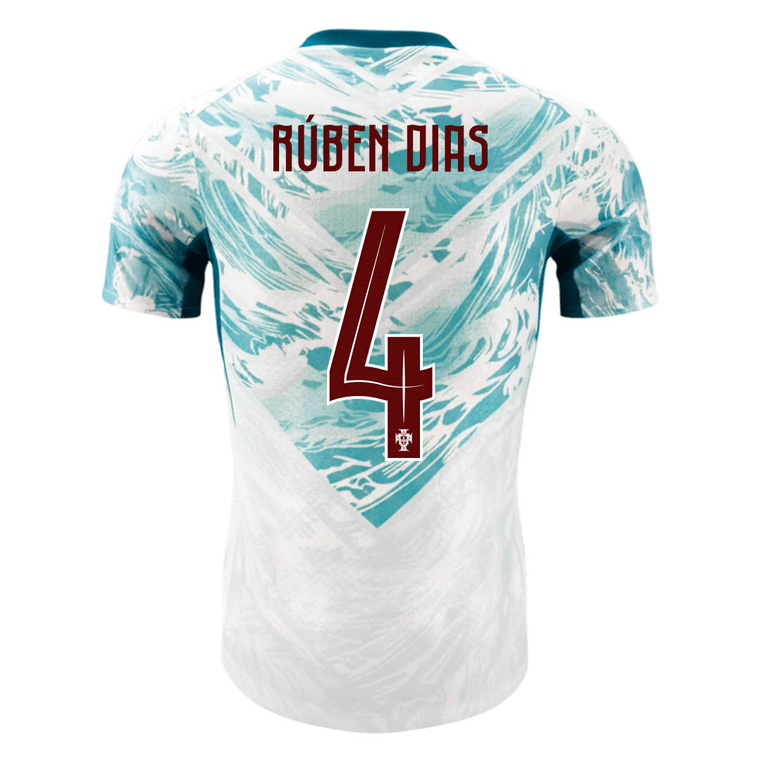RÚBEN DIAS #4 Portugal Away Player Version Jersey World Cup 2026