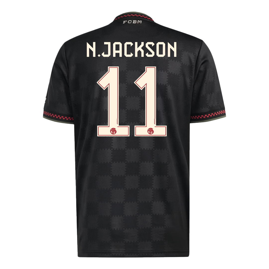 N.JACKSON #11 Bayern Munich Third Away Soccer Jersey 2025/26