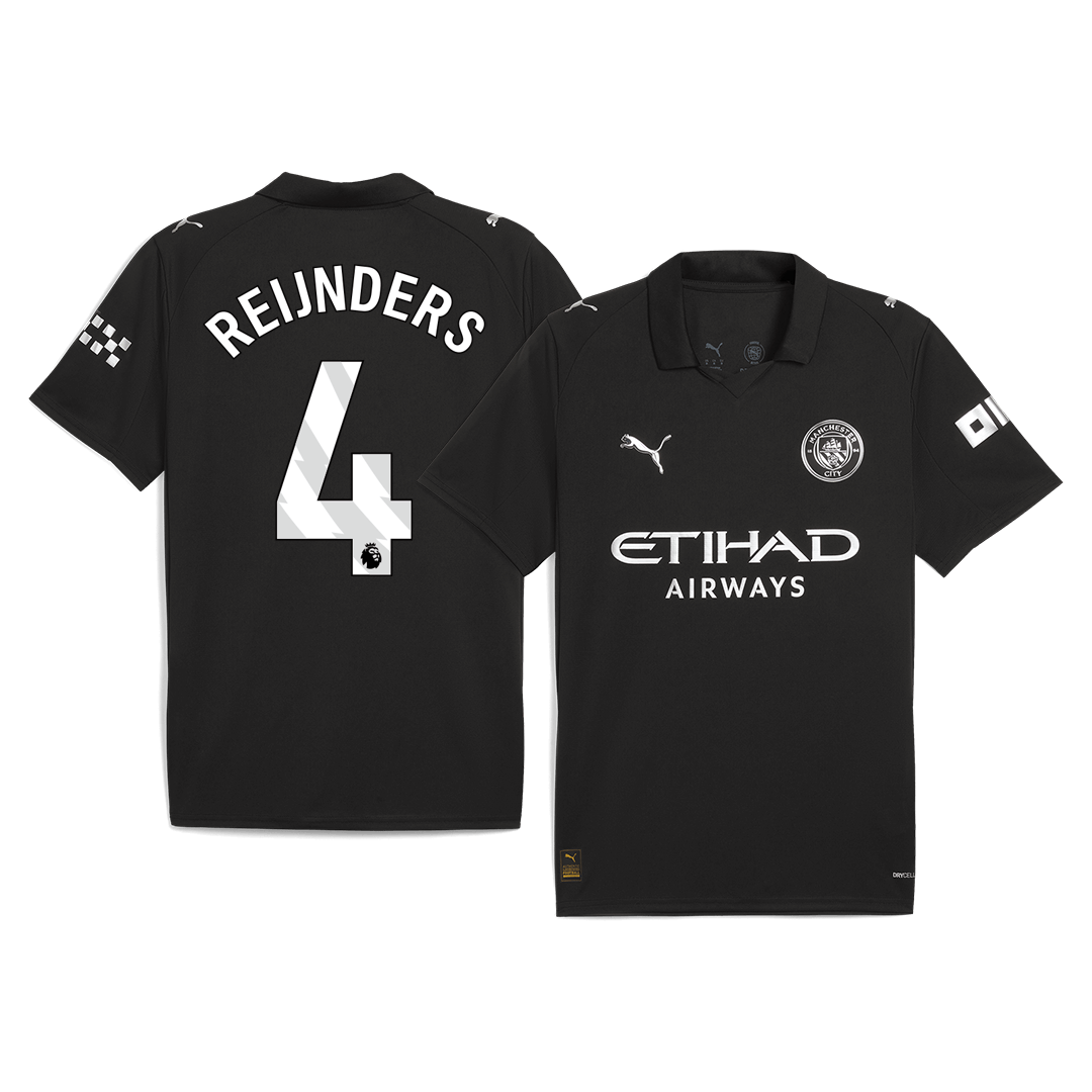 REIJNDERS #4 Manchester City Away Soccer Jersey 2025/26