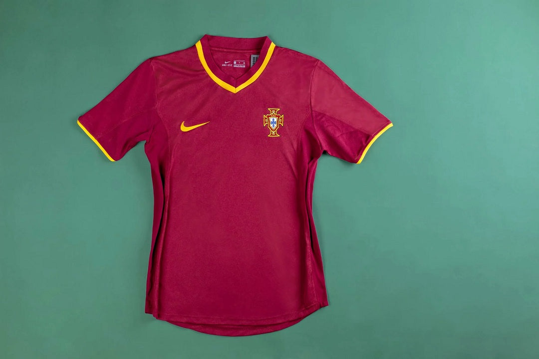 Retro Soccer Jersey Portugal Home Euro Cup 2000