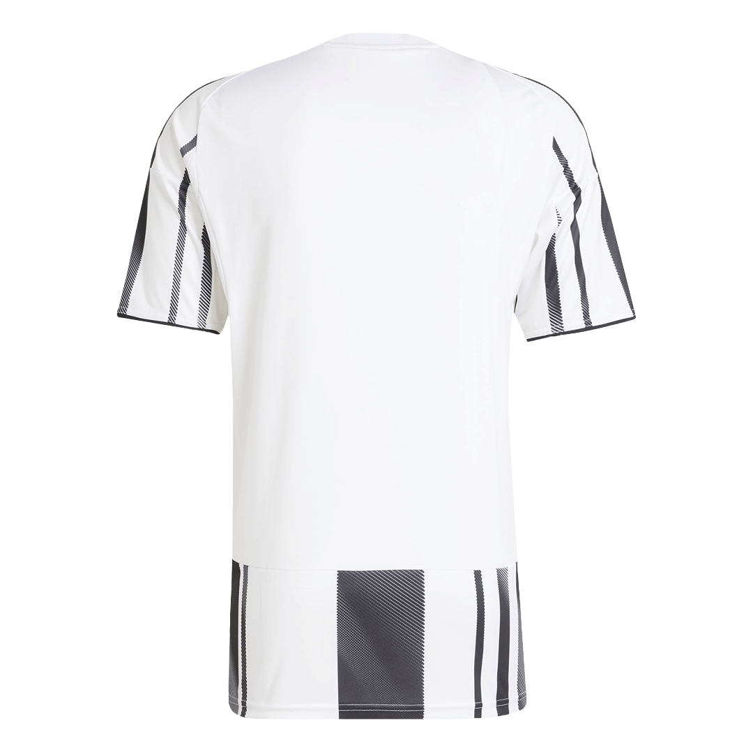 Juventus Jeep x Visit Detroit Sponsor Home Soccer Jersey Kit(Jersey+Shorts) 2025/26 Black&White