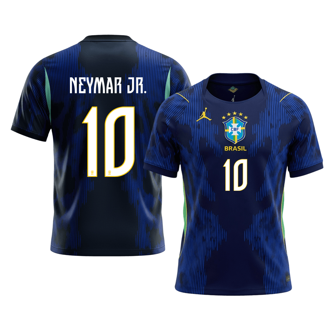 NEYMAR JR. #10 Brazil Away Soccer Jersey World Cup 2026