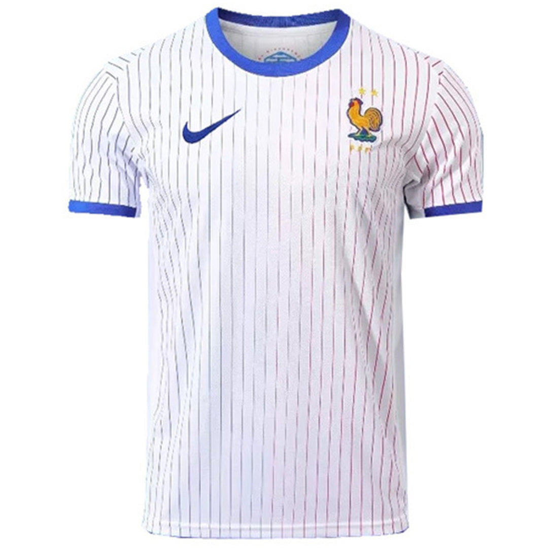 France Away Soccer Jersey Euro 2024