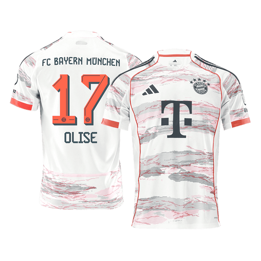 OLISE #17 Bayern Munich Away Soccer Jersey 2025/26