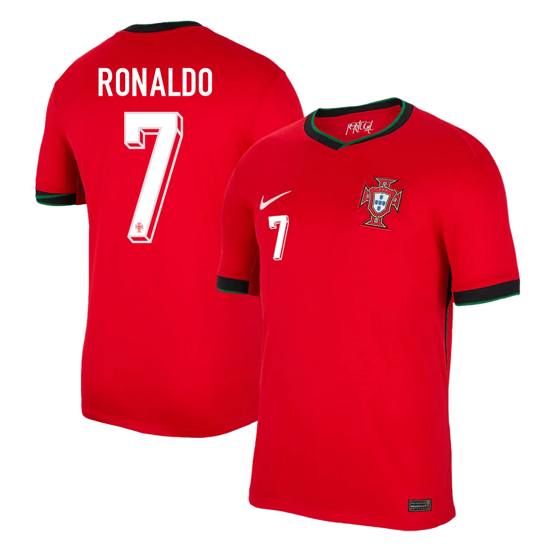 RONALDO #7 Portugal Soccer Jersey Home Custom Shirt 2024