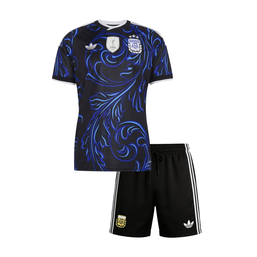 Argentina Away Kids Soccer Jerseys Kit World Cup 2026