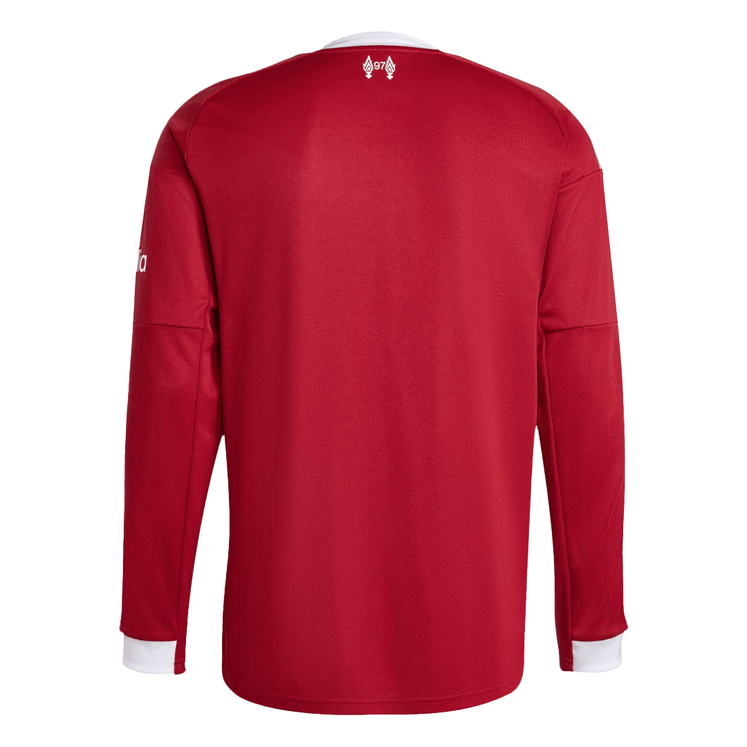 Liverpool Home Long Sleeve Soccer Jersey 2025/26