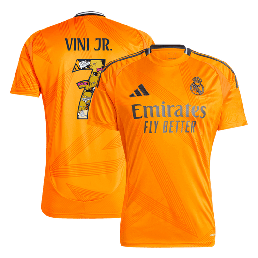 VINI JR. #7 Real Madrid Away soccer jersey 2024/25 - Bear Champ Font