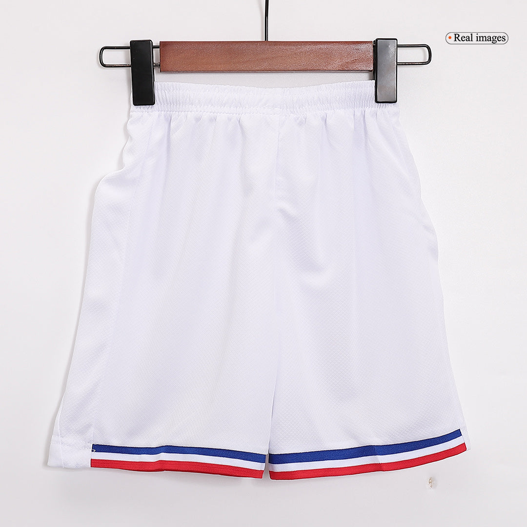 Kid's France Home Soccer Jersey Kit(Jersey+Shorts) Euro 2024