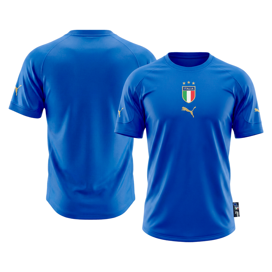 Retro Soccer Jersey Italy Home 2004
