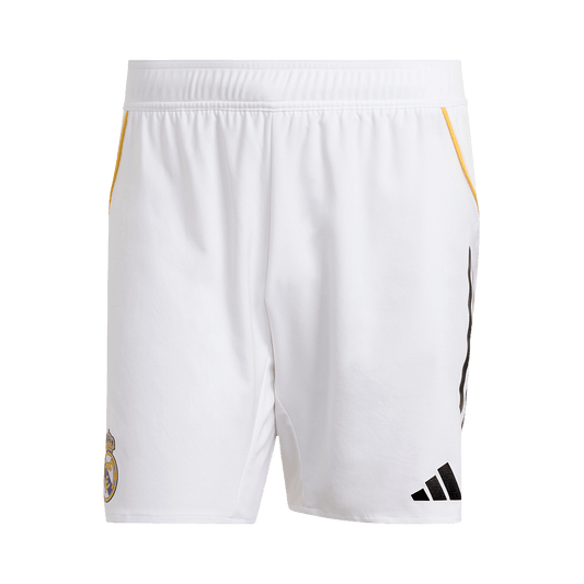 Real Madrid Home Authentic Soccer Shorts White 2025/26