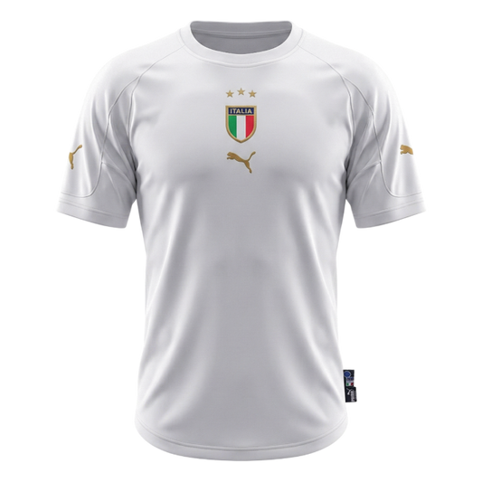 Retro Soccer Jersey Italy Away 2004