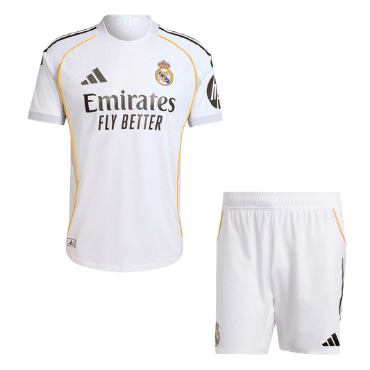 Real Madrid Home Jersey (Jersey+Shorts) Kit 2025/26 - Player Version