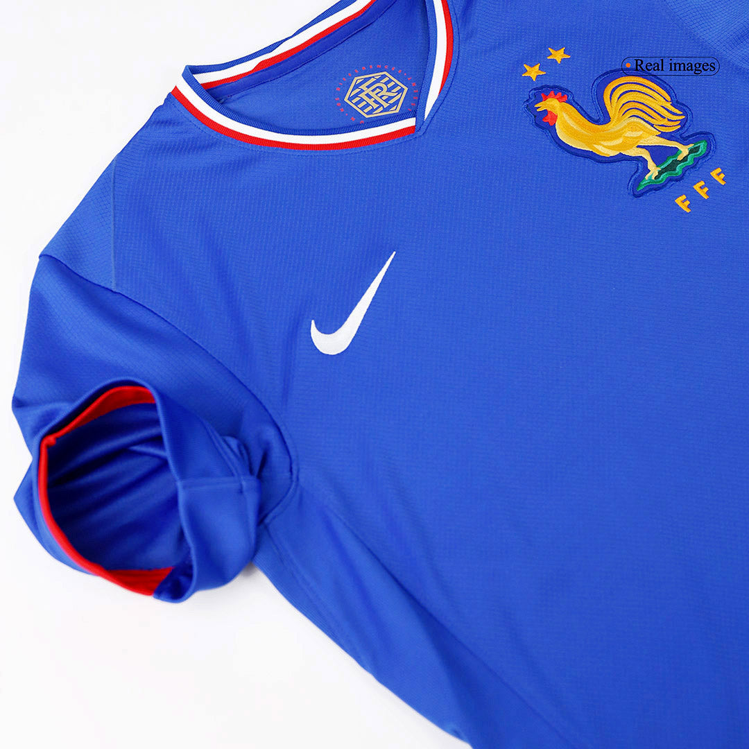 France Soccer Jersey Home Custom Shirt 2024