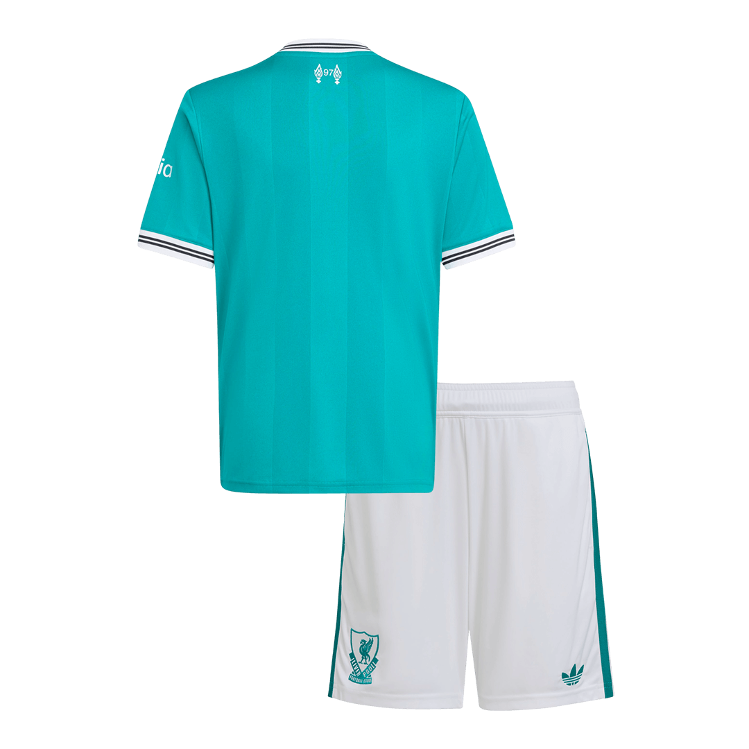 Liverpool Third Away Kids Soccer Jerseys Kit 2025/26