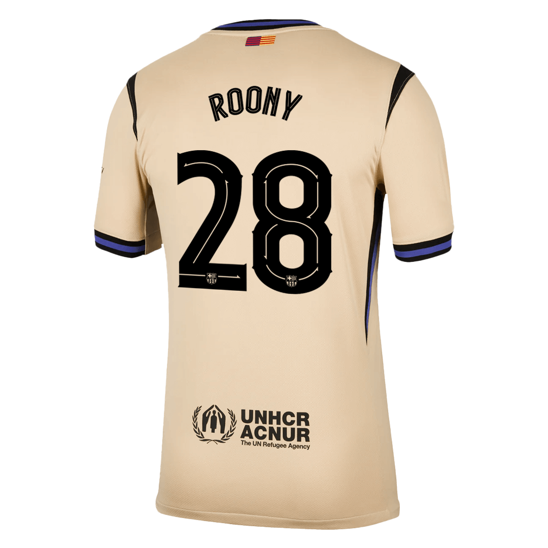 ROONY #28 Barcelona Away Soccer Jersey 2025/26
