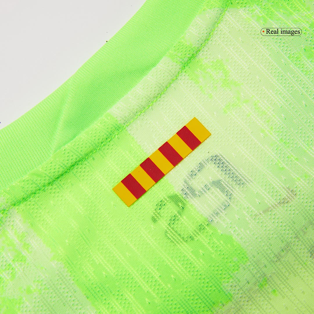 Authentic Barcelona Third Away Soccer Jersey 2024/25 - UCL¡ꡧSpotify Logo Without Text¡ê?