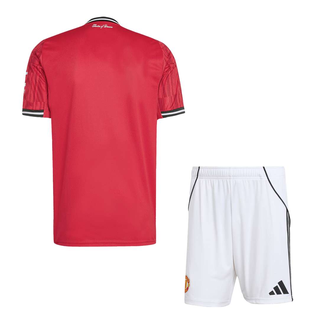 Manchester United Home Jerseys Kit 2025/26