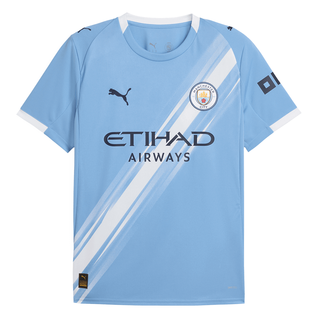 HAALAND #9 Manchester City Home Soccer Jersey 2025/26 Blue Jersey - Club World Cup
