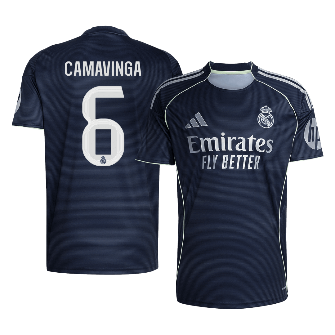 CAMAVINGA #6 Real Madrid Away Soccer Jersey 2025/26