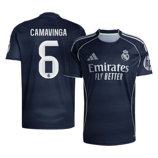 CAMAVINGA #6 Real Madrid Away Soccer Jersey 2025/26