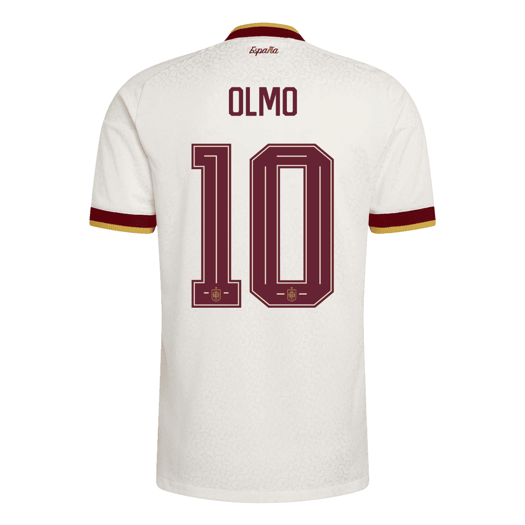 OLMO #10 Spain Away Player Version Jersey World Cup 2026 - Champion