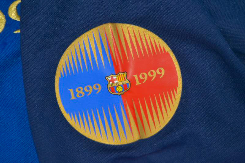 Retro Soccer Jersey Barcelona Home Long Sleeve 1999/00