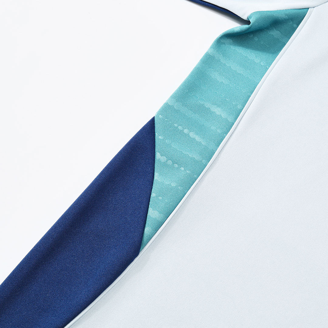 Arsenal 1/4 Zip Tracksuit 2025/26 Kids White