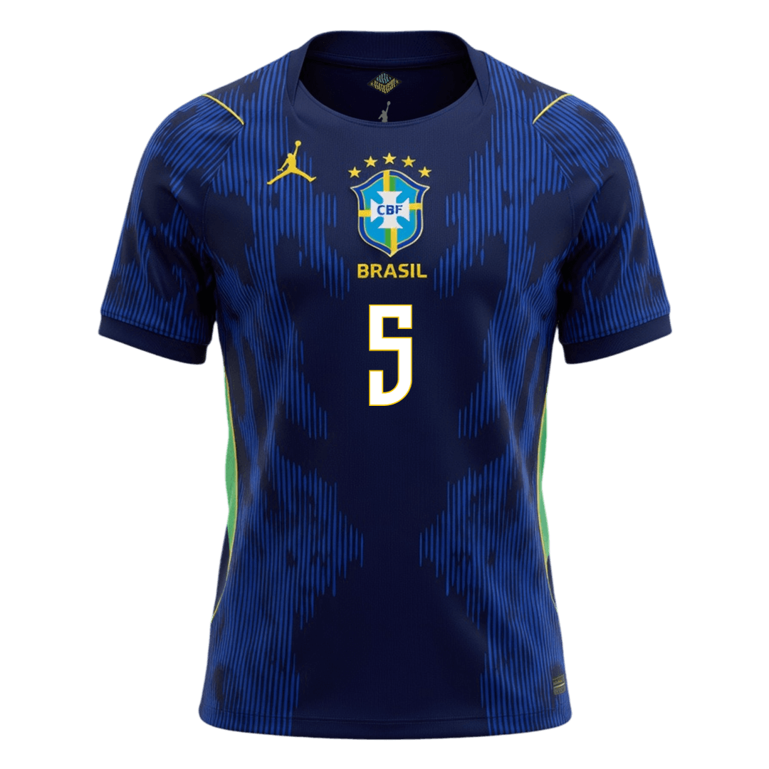 CASEMIRO #5 Brazil Away Soccer Jersey World Cup 2026