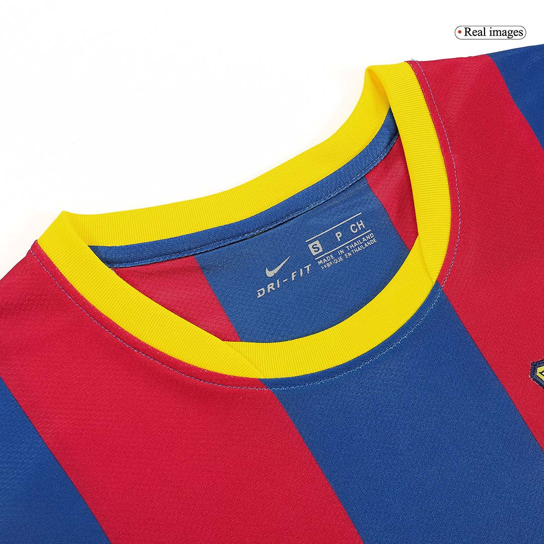 Retro Jersey MESSI #10 Barcelona Retro Jersey Home Soccer Shirt 2010/11