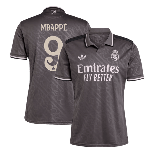 Mbapp¡§| #9 Real Madrid Third Away soccer jersey 2024/25