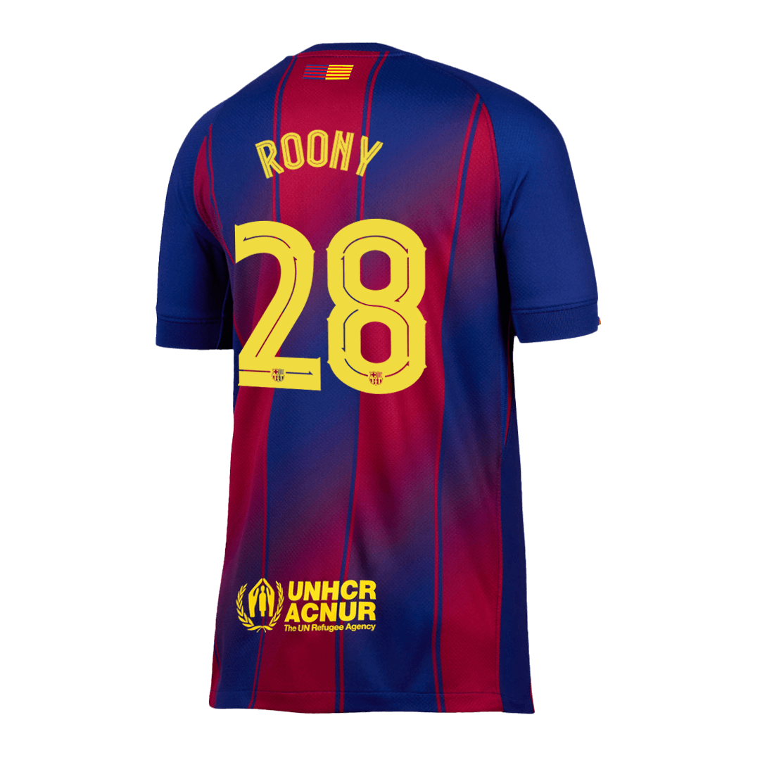 ROONY #28 Barcelona Home Soccer Jersey 2025/26 - UCL