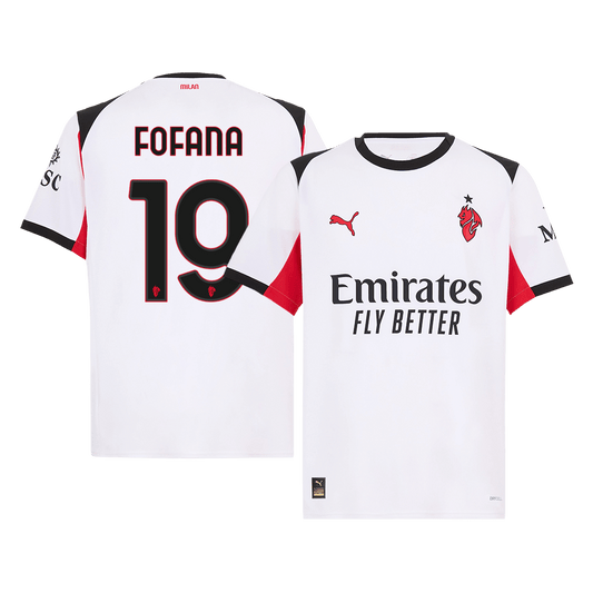 FOFANA #19 AC Milan Away Soccer Jersey 2025/26