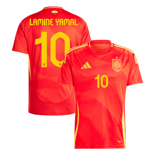 LAMINE YAMAL #10 Spanien Heimtrikot EM 2024