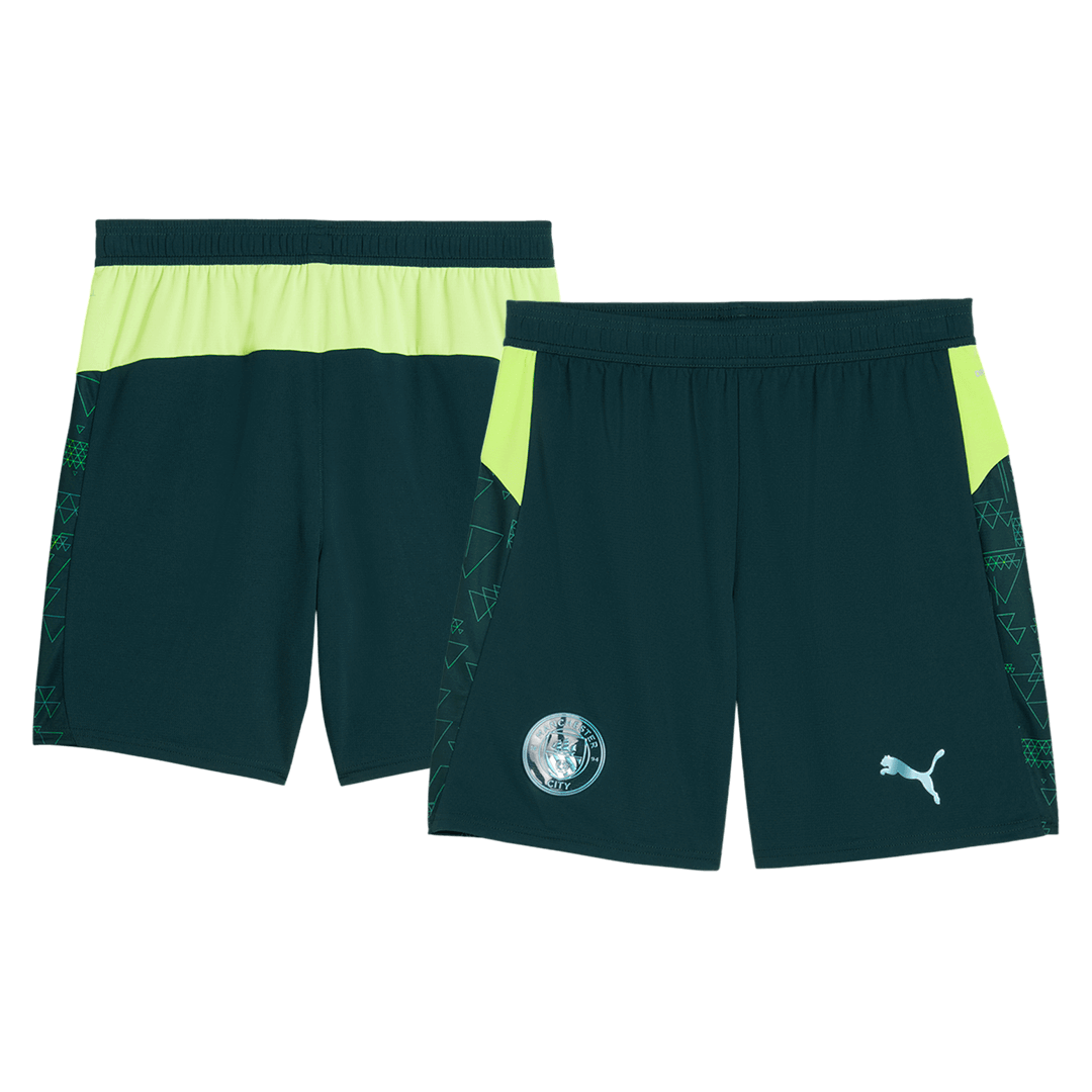Manchester City Fourth Away Soccer Shorts 2025/26