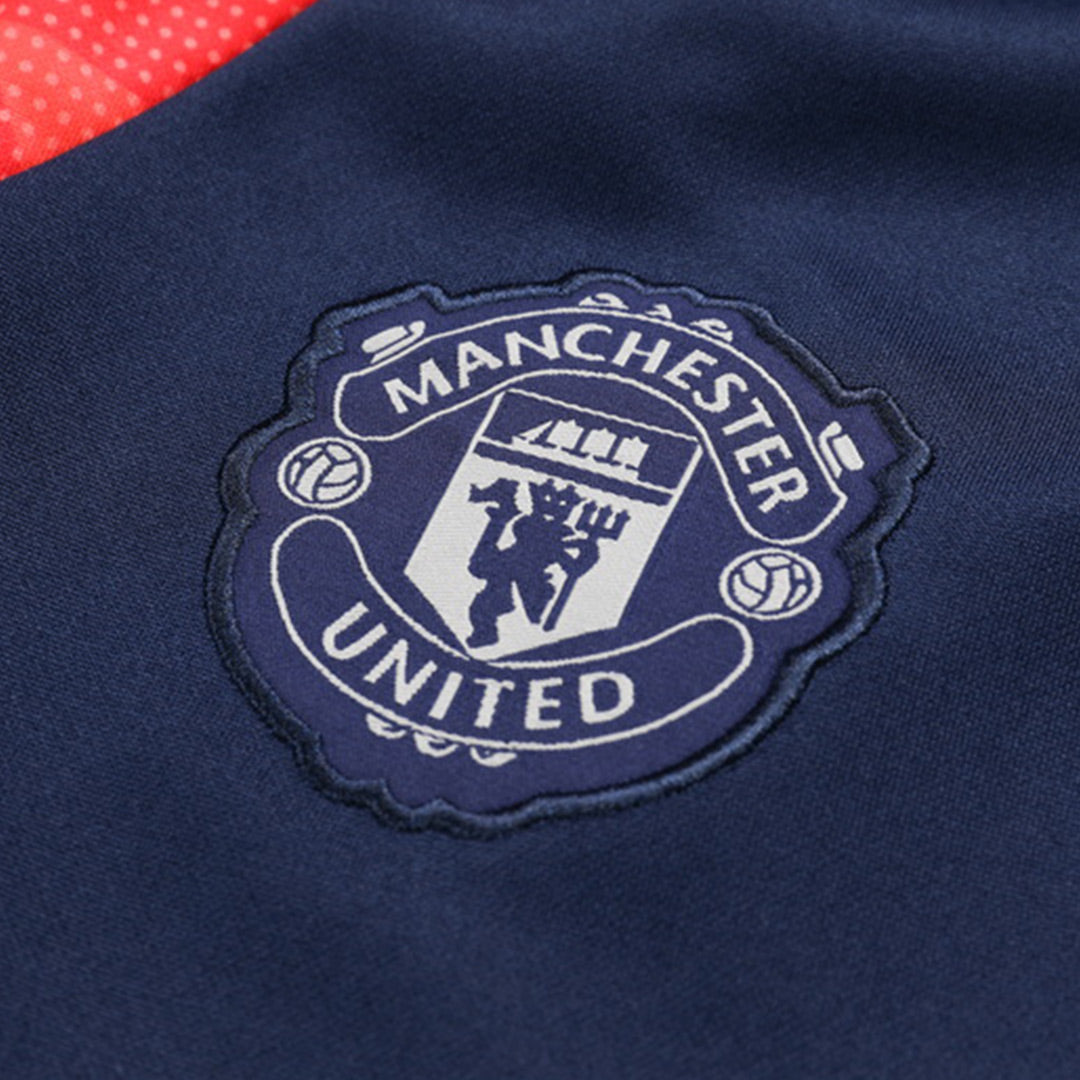 Kid's Manchester United Zipper Sweatshirt Kit(Top+Pants) 2024/25