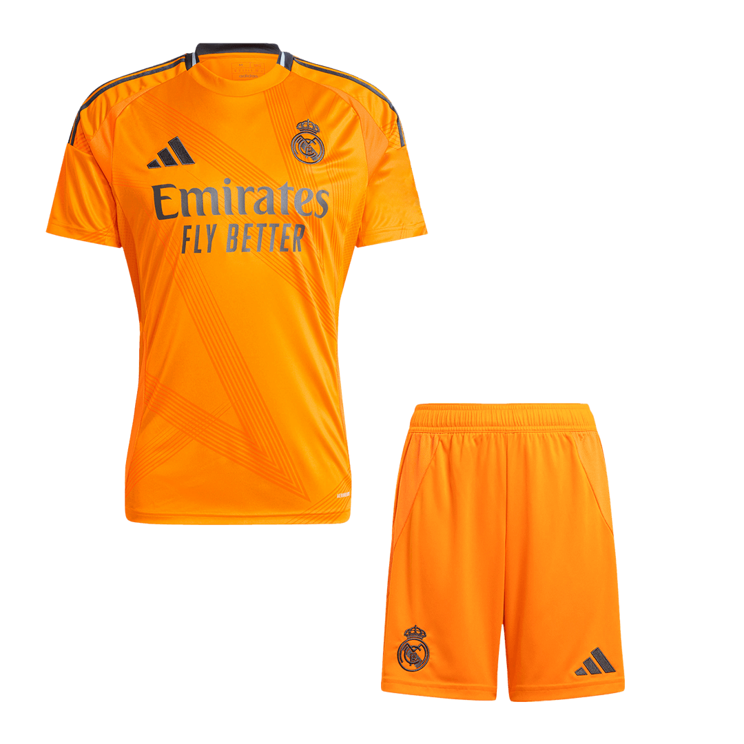 Men's Real Madrid Away Soccer Jersey Kit (Shirt+Shorts) 2024/25