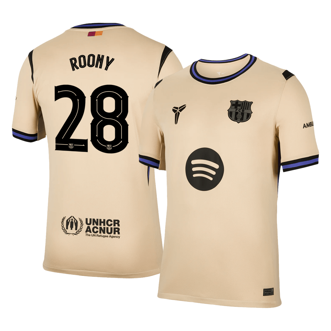 ROONY #28 Barcelona Away Soccer Jersey 2025/26