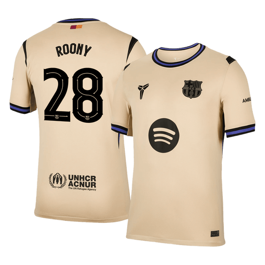 ROONY #28 Barcelona Away Soccer Jersey 2025/26