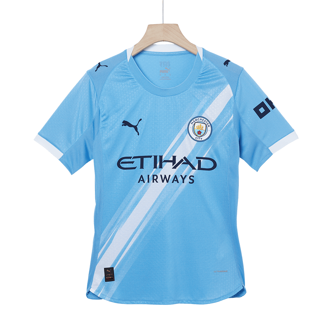 HAALAND #9 Authentic Manchester City Home Soccer Jersey 2025/26 Blue Jersey - Club World Cup