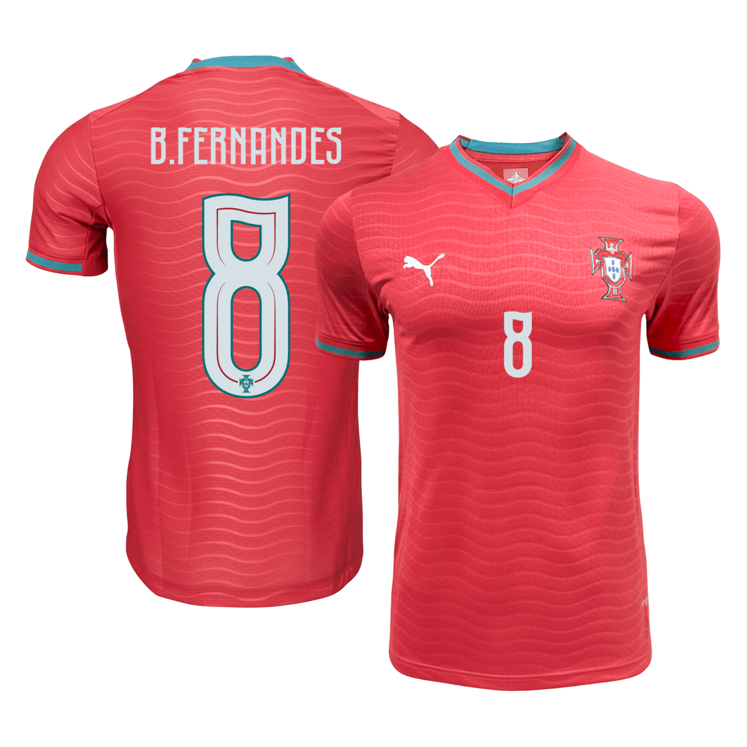 B.FERNANDES #8 Portugal Home Player Version Jersey World Cup 2026