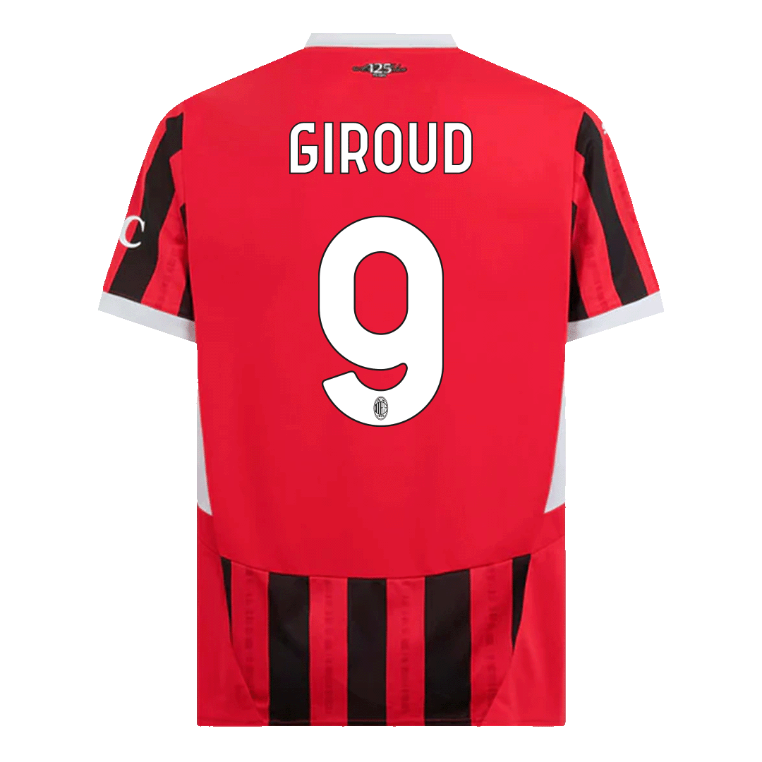 AC Milan soccer jersey GIROUD #9 Home 2024/25