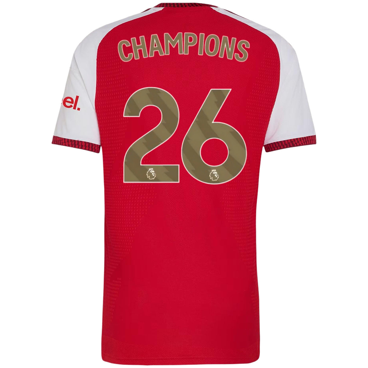 CHAMPIONS #26 Arsenal Home Player Version Jersey 2026/27