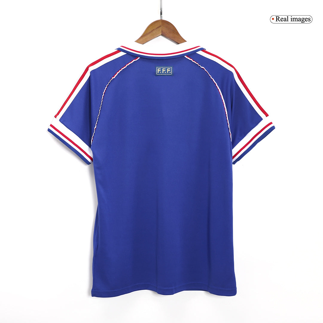 Retro 1998 France World Cup Home Soccer Jersey