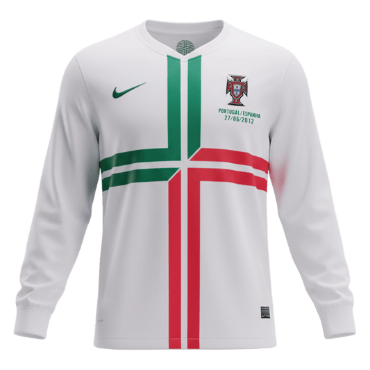 Retro Soccer Jersey Portugal Away Long Sleeve 2012